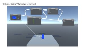 Screenshot from VR prototype